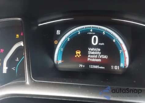 2018 Honda Civic Ex-L из США, поврежденный, VIN SHHFK7H72JU427129